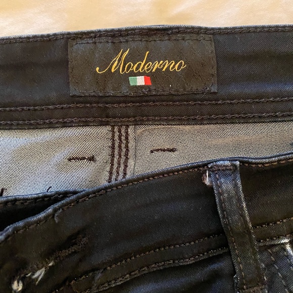 Moderna Mens black color jeans size 36 - Picture 6 of 8